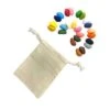 24 Pebble Crayon Colors In A Muslin Bag -Children's Trendy Toy Store 24 pebble crayon colors in a muslin bag crayon rocks lil tulips 28939193057398