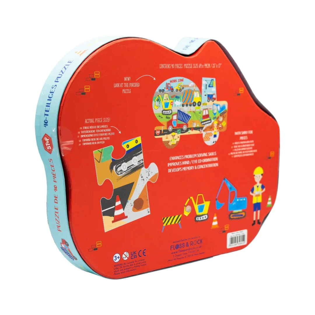 40 Piece Construction Truck-Shaped Jigsaw Puzzle 6 40 Piece Construction Truck-Shaped Jigsaw Puzzle - Image 4