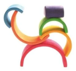 6 Piece Rainbow 9 6 Piece Rainbow -Children's Trendy Toy Store 6 piece rainbow grimm s lil tulips 19220107086