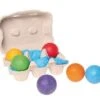 6 Wooden Balls -Children's Trendy Toy Store 6 wooden balls grimm s lil tulips 20893116878