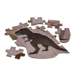 80 Piece Dinosaur-Shaped Jigsaw Puzzle -Children's Trendy Toy Store 80 piece dinosaur shaped jigsaw puzzle floss and rock lil tulips 30906167361654