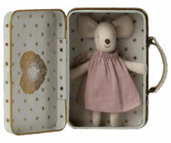 Maileg Angel Mouse In Suitcase