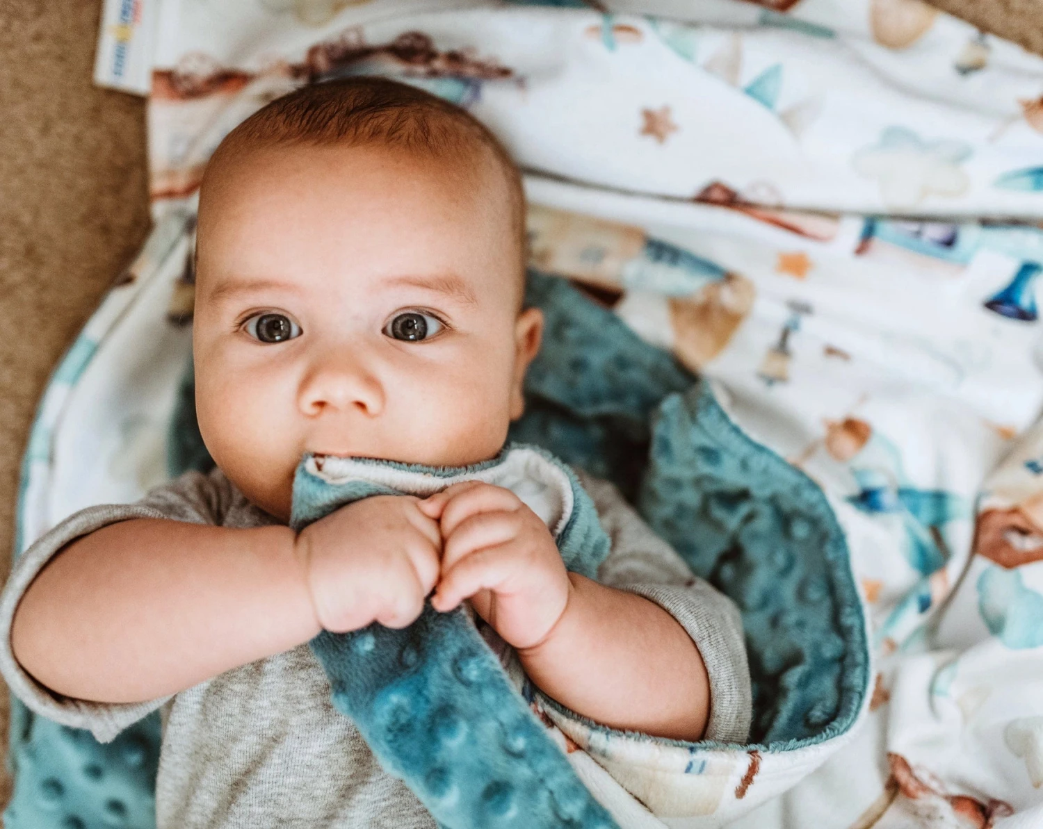 Baby & Toddler Minky Blanket - Planes, Trains, Automobile 7 Baby & Toddler Minky Blanket - Planes, Trains, Automobile - Image 5