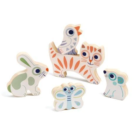 Djeco BabyAnimali Wooden Puzzle 5 Djeco BabyAnimali Wooden Puzzle - Image 3