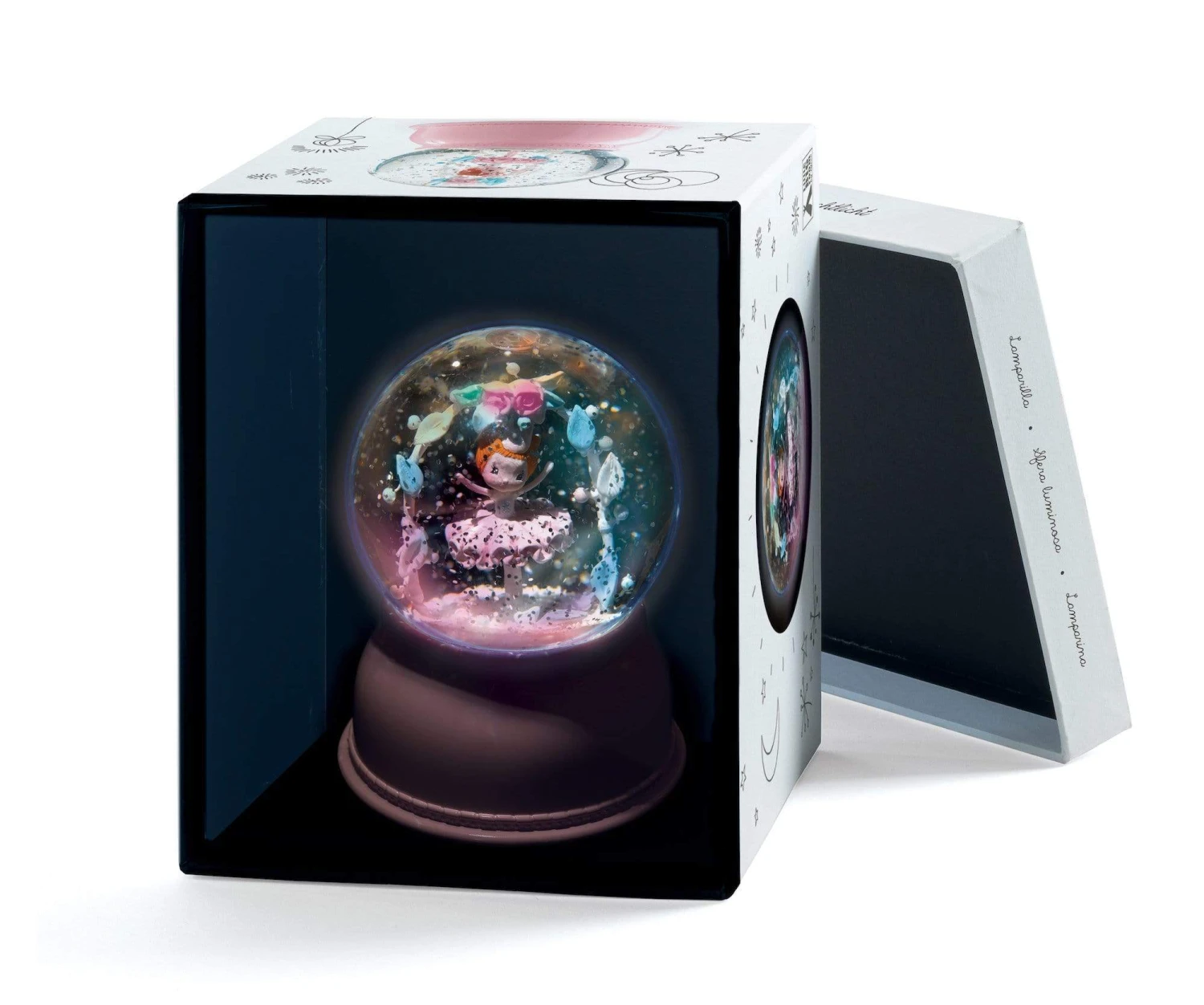 Djeco Ballerina Snow Globe Nightlight 4 Djeco Ballerina Snow Globe Nightlight - Image 2