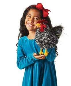Barred Rock Rooster Puppet 7 Barred Rock Rooster Puppet -Children's Trendy Toy Store barred rock rooster puppet folkmanis puppets folkmanis puppets lil tulips 30073097158774
