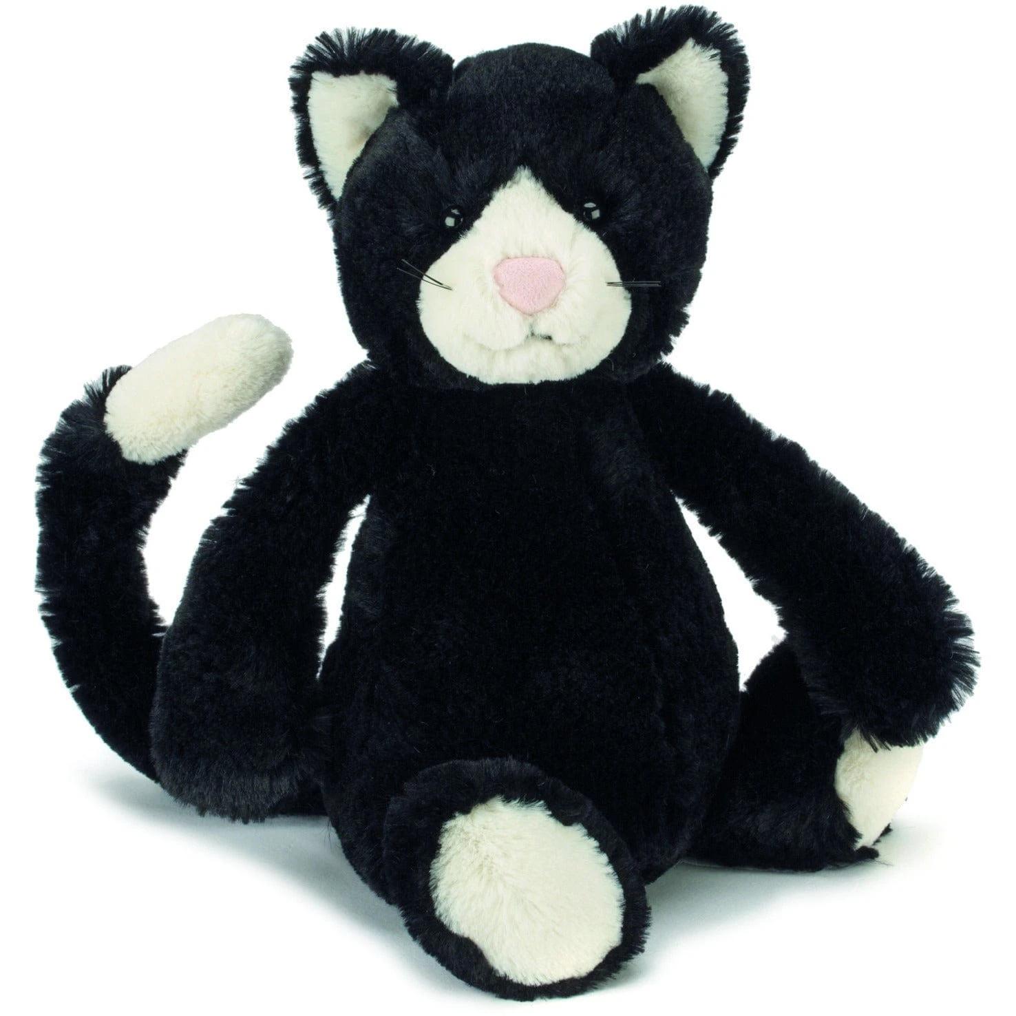 JELLYCAT Bashful Black & White Kitten Original (Small) 3 JELLYCAT Bashful Black & White Kitten Original (Small)