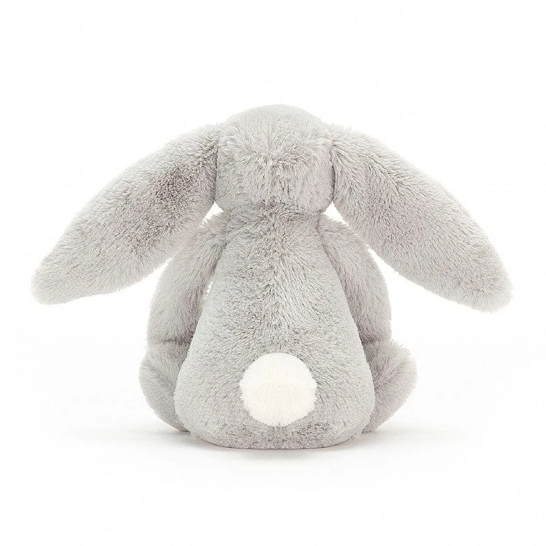 JELLYCAT Bashful Grey Bunny Little (Small) 5 JELLYCAT Bashful Grey Bunny Little (Small) - Image 3