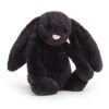 JELLYCAT Bashful Inky Bunny Original (Medium) 2 JELLYCAT Bashful Inky Bunny Original (Medium) -Children's Trendy Toy Store bashful inky bunny medium jellycat lil tulips 28278447472758