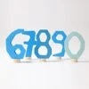 Blue Decorative Numbers 6-9 And 0 1 Blue Decorative Numbers 6-9 And 0 -Children's Trendy Toy Store blue decorative numbers 6 9 and 0 grimm s lil tulips 13637956665462