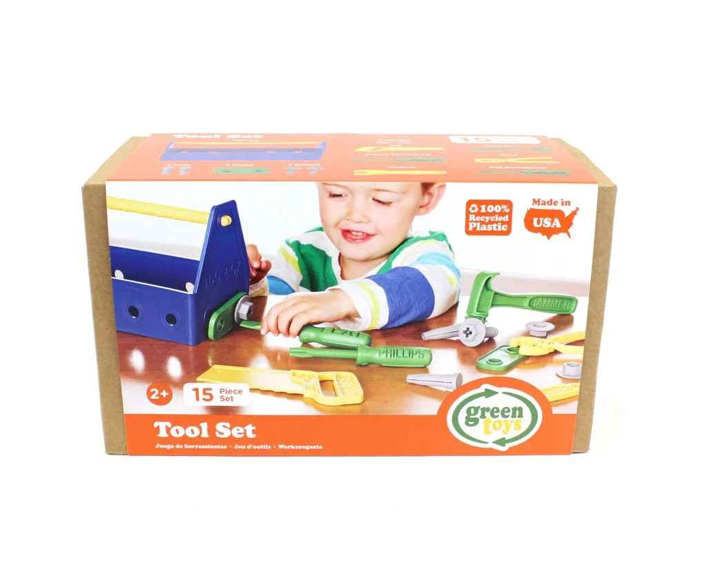 Green Toys Blue Tool Set 4 Green Toys Blue Tool Set - Image 2