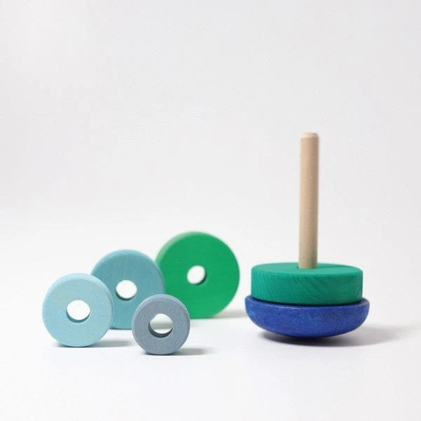 Blue Wobbly Stacking Tower 6 Blue Wobbly Stacking Tower - Image 4