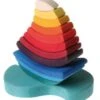 Boat Stacking Tower -Children's Trendy Toy Store boat stacking tower grimm s lil tulips 1490609340440