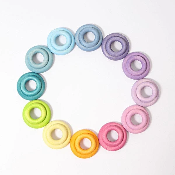 Building Rings Pastel 3 Building Rings Pastel