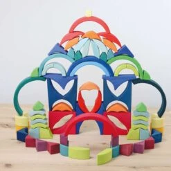 Building Set Arcs In Squares -Children's Trendy Toy Store building set arcs in squares grimm s lil tulips 29449128509558