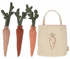 Maileg Carrots In Shopping Bag