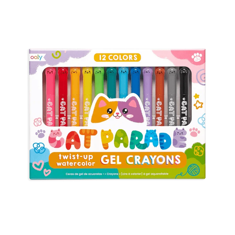 Ooly Cat Parade Gel Crayons - Set Of 12 3 Ooly Cat Parade Gel Crayons - Set Of 12