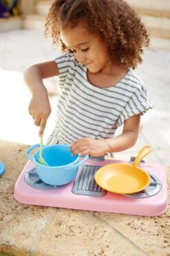 Green Toys Chef Set 9 Green Toys Chef Set -Children's Trendy Toy Store chef set green toys lil tulips 30089325543542