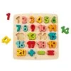 Hape Chunky Numbers Puzzle -Children's Trendy Toy Store chunky numbers puzzle hape lil tulips 804204675096