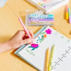 Ooly Color Lustre Metallic Brush Markers 11 Ooly Color Lustre Metallic Brush Markers -Children's Trendy Toy Store color lustre metallic brush markers ooly lil tulips 14705948262518