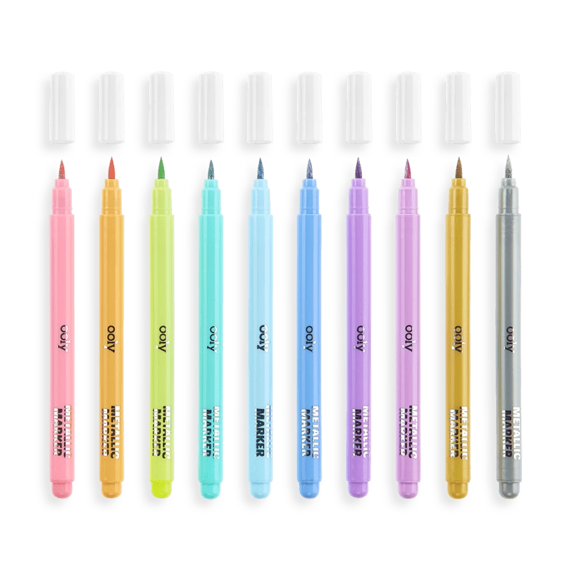 Ooly Color Lustre Metallic Brush Markers 8 Ooly Color Lustre Metallic Brush Markers - Image 7