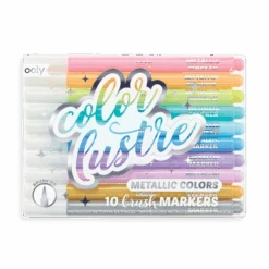 Ooly Color Lustre Metallic Brush Markers