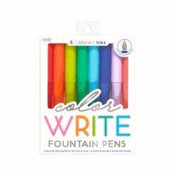 Ooly Color Write Fountain Pens - Set Of 8