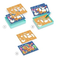 Djeco Colorful Circus Coloring -Children's Trendy Toy Store colorful circus coloring djeco lil tulips 30272994050166