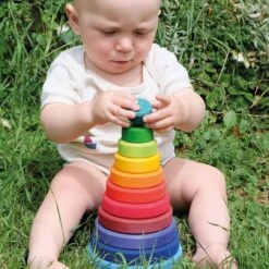 Conical Tower -Children's Trendy Toy Store conical tower grimm s lil tulips 31057222926454