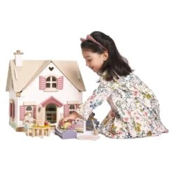 Tender Leaf Cottontail Cottage Dollhouse -Children's Trendy Toy Store cottontail cottage dollhouse tender leaf lil tulips 14950341214326