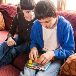 Fat Brain Toys Crankity Brainteaser -Children's Trendy Toy Store crankity brainteaser fat brain toys lil tulips 6707404210294