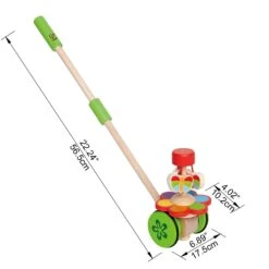 Hape Dancing Butterflies Push Along -Children's Trendy Toy Store dancing butterflies push along hape lil tulips 6605063356534