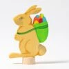 Decorative Figure Rabbit With Basket 2 Decorative Figure Rabbit With Basket -Children's Trendy Toy Store decorative figure rabbit with basket grimm s lil tulips 13438852104310
