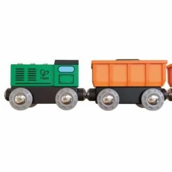 Hape Diesel Freight Train -Children's Trendy Toy Store diesel freight train hape lil tulips 6604954271862