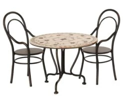 Maileg Dining Table Set With 2 Chairs
