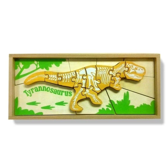 Dinosaur Skeleton Puzzle - Tyrannosaurus 3 Dinosaur Skeleton Puzzle - Tyrannosaurus