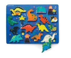 Crocodile Creek Dinosaurs 16 Piece Wood Puzzle