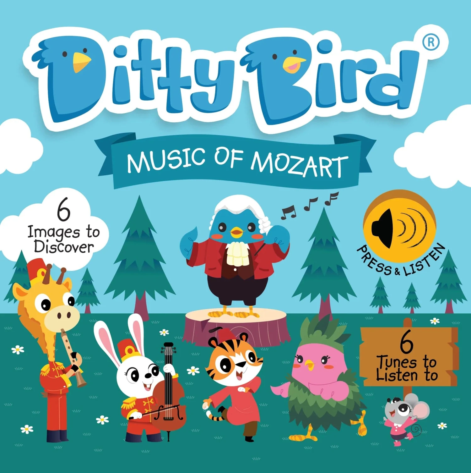 Ditty Bird Baby Sound Book: Music Of Mozart 3 Ditty Bird Baby Sound Book: Music Of Mozart