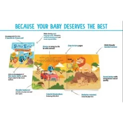Ditty Bird Baby Sound Book: Safari Animal Sounds -Children's Trendy Toy Store ditty bird baby sound book safari animal sounds ditty bird book lil tulips 27965796810870