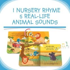 Ditty Bird Baby Sound Book: Safari Animal Sounds -Children's Trendy Toy Store ditty bird baby sound book safari animal sounds ditty bird book lil tulips 27965796941942