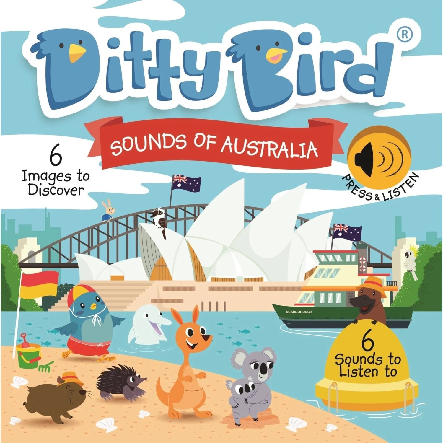Ditty Bird Baby Sound Book: Sounds Of Australia 3 Ditty Bird Baby Sound Book: Sounds Of Australia