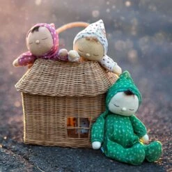 Dozy Dinkum Doll - Pudding (Forest Green) 14 Dozy Dinkum Doll - Pudding (Forest Green) -Children's Trendy Toy Store dozy dinkum doll pudding forest green olli ella lil tulips 30975404703862