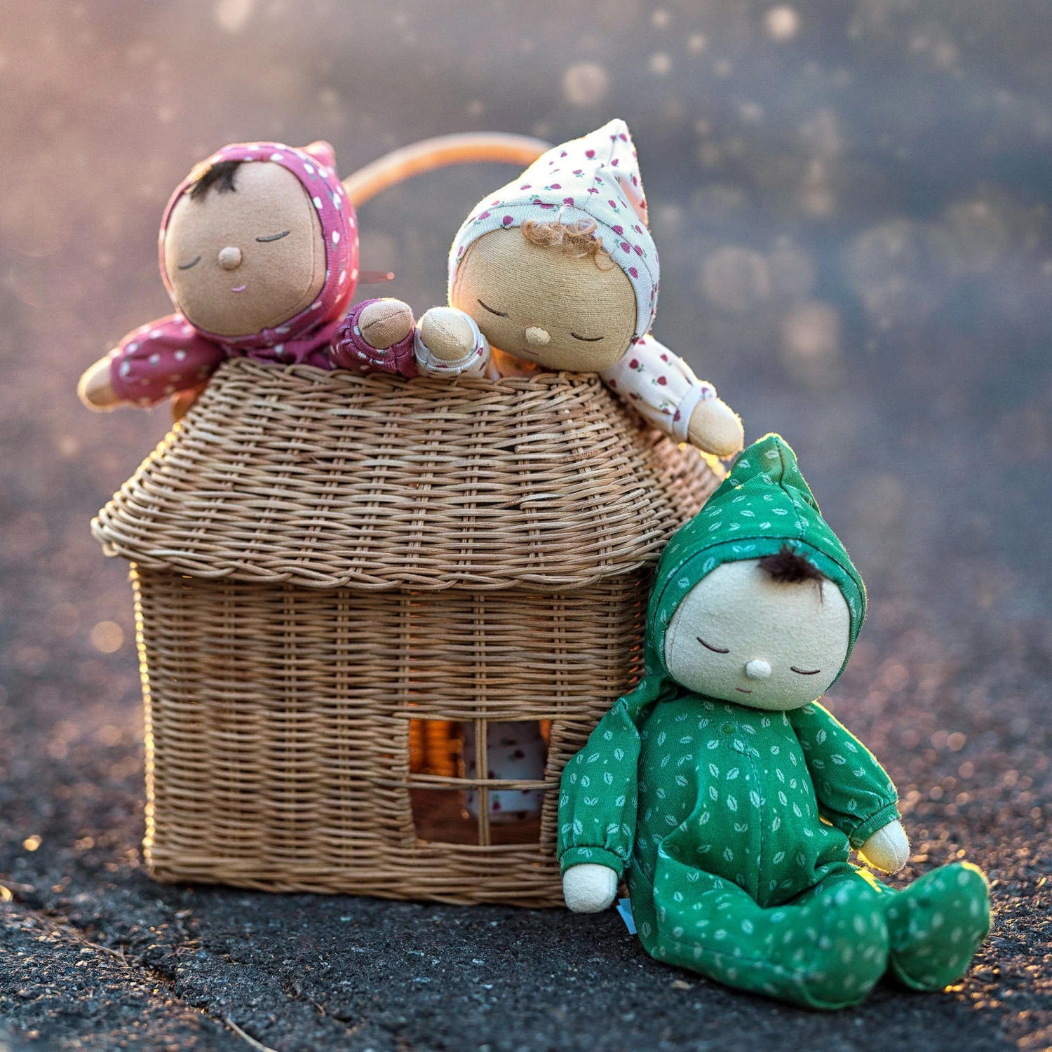 Dozy Dinkum Doll - Pudding (Forest Green) 8 Dozy Dinkum Doll - Pudding (Forest Green) - Image 6