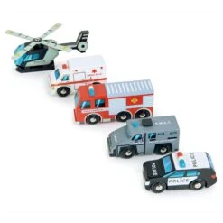 Tender Leaf Emergency Vehicles -Children's Trendy Toy Store emergency vehicles tender leaf lil tulips 30572328976502