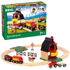 Brio Farm Railway Set 7 Brio Farm Railway Set -Children's Trendy Toy Store farm railway set brio model trains train sets lil tulips 30974957355126