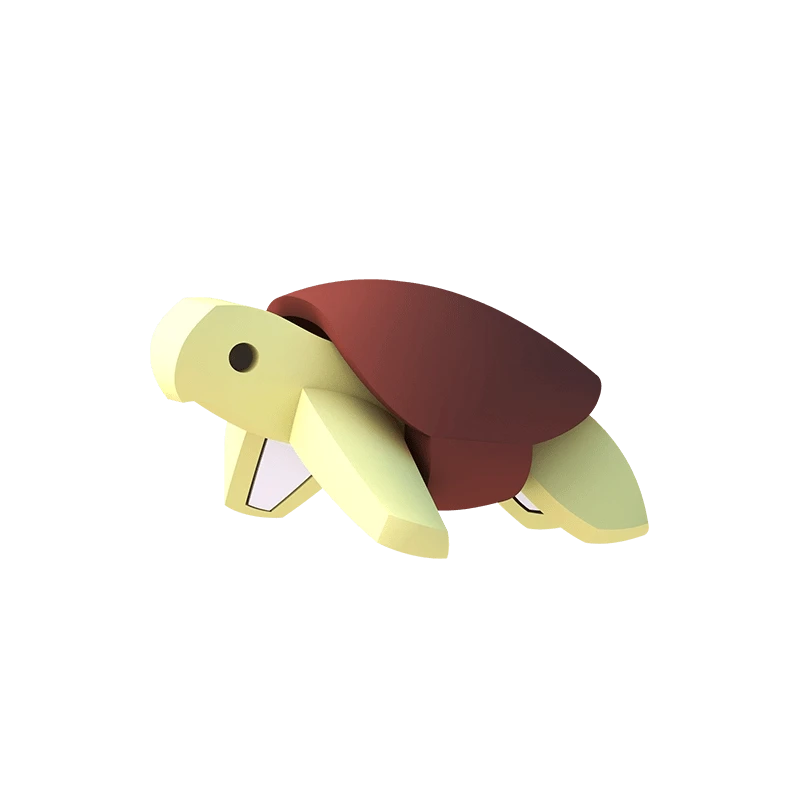 Halftoys Green Turtle 3 Halftoys Green Turtle