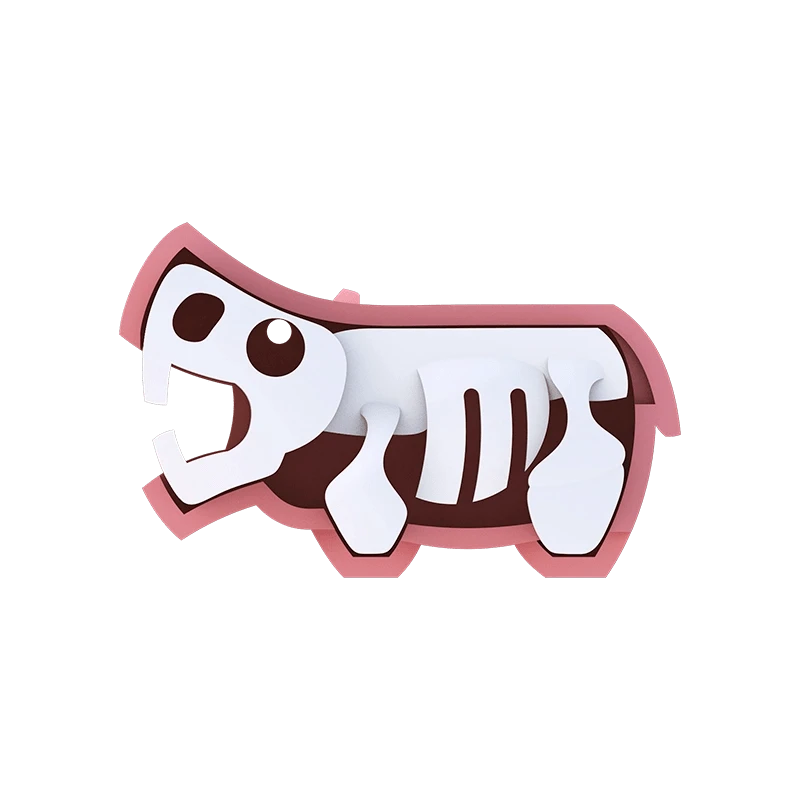 Halftoys Hippo 4 Halftoys Hippo - Image 2