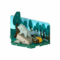 Halftoys Wolf -Children's Trendy Toy Store halftoys wolf halftoys lil tulips 30986696491126