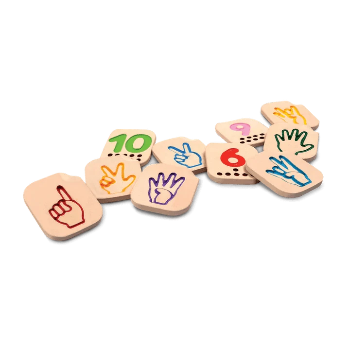 Plan Toys Hand Sign Numbers 1-10 3 Plan Toys Hand Sign Numbers 1-10
