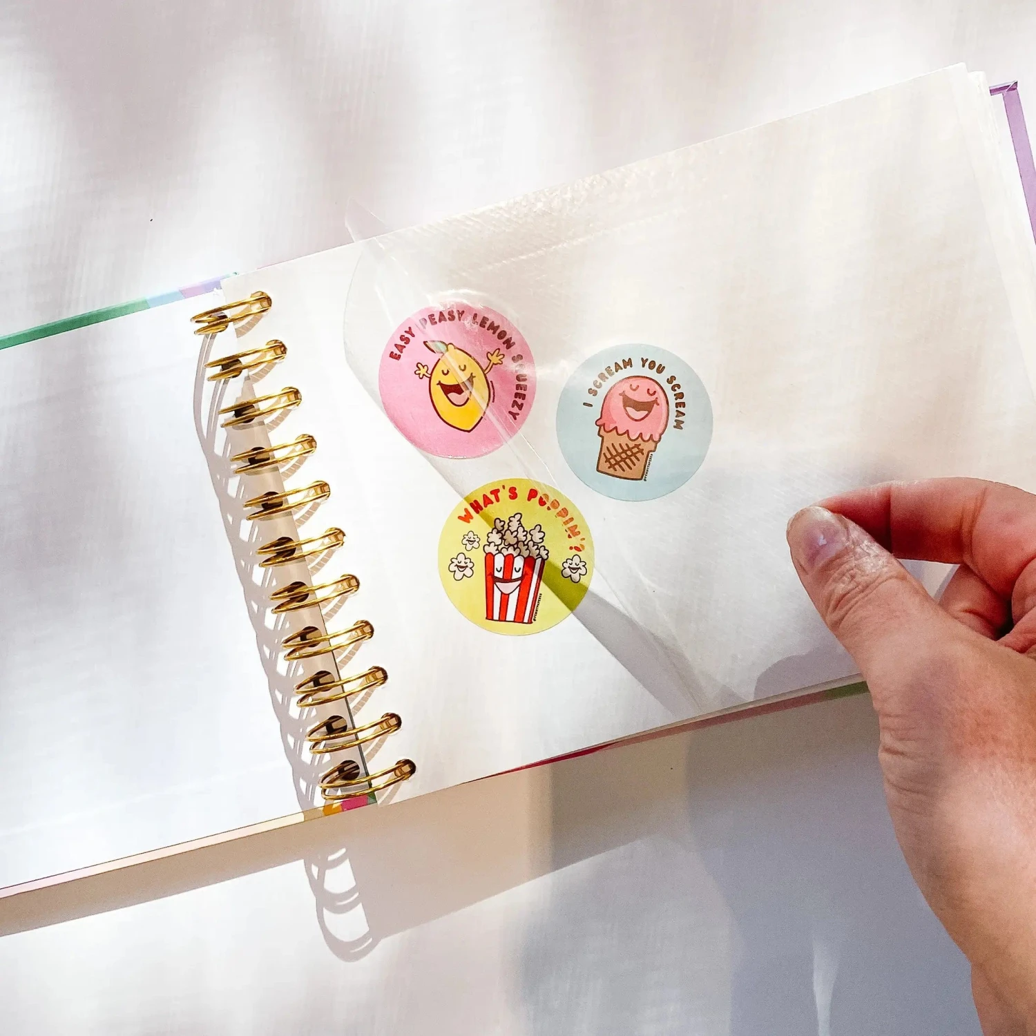 Hardcover Retro Style Sticker Book 5 Hardcover Retro Style Sticker Book - Image 3